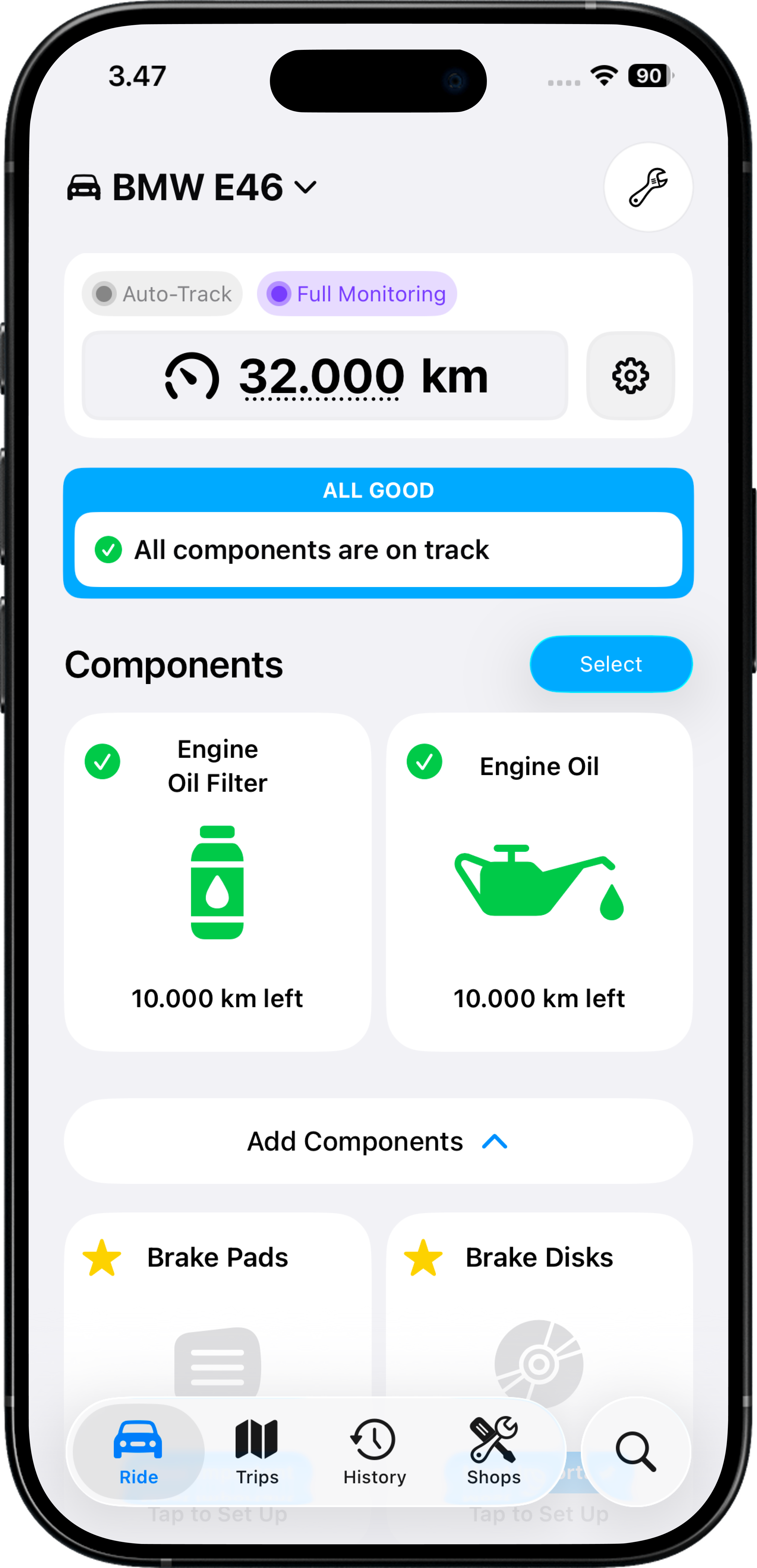 Setup Part + Odometer