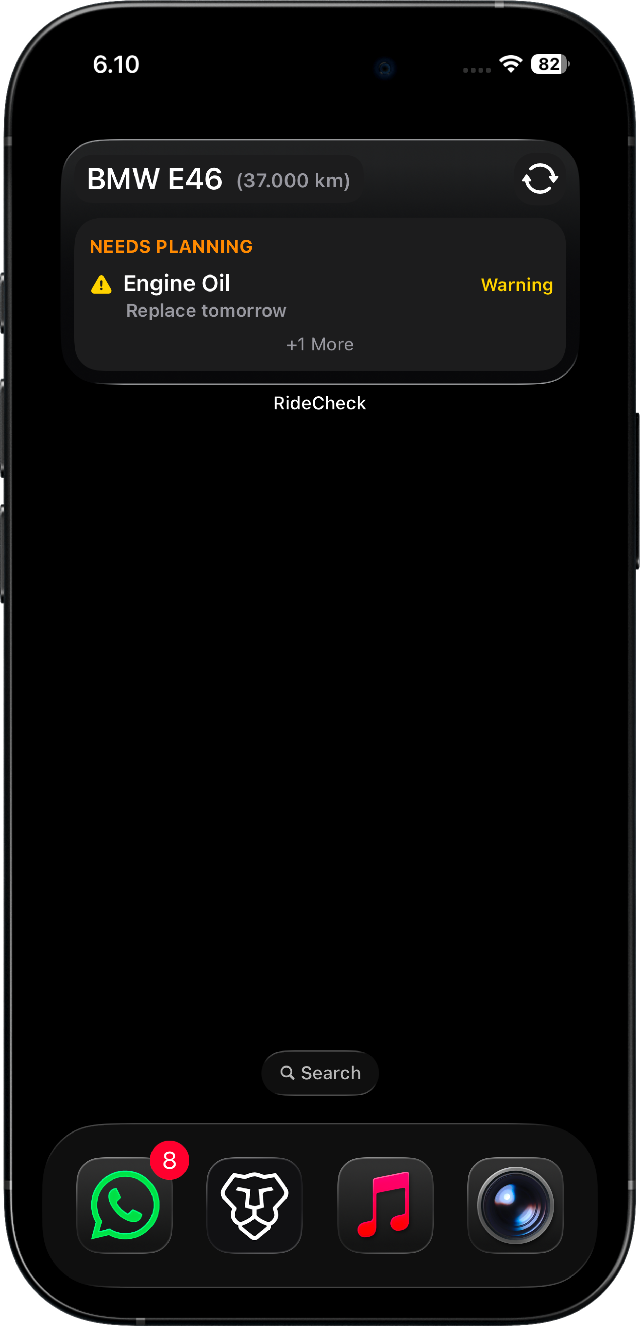 RideCheck Widget